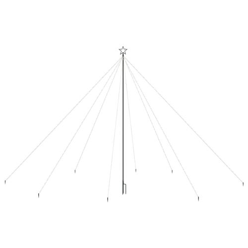 vidaXL Lumières d'arbre de Noël Intérieur/Extérieur 800 LED 5 m