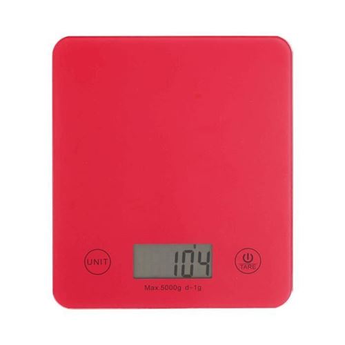 Kitchen Artist DOM351R - Balance de cuisine - rouge