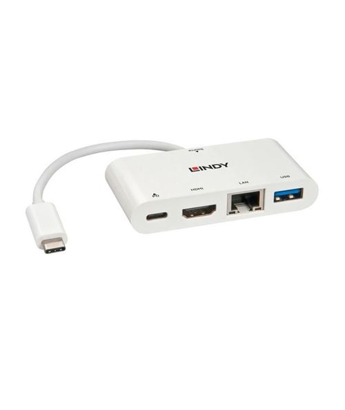 LINDY Station d'accueil USB-C 3.1 GigE