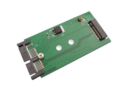 Adaptateur M.2 (M2 NGFF B Key) vers MicroSATA Compatible SATA 3.2 Compatible SATA 3.2