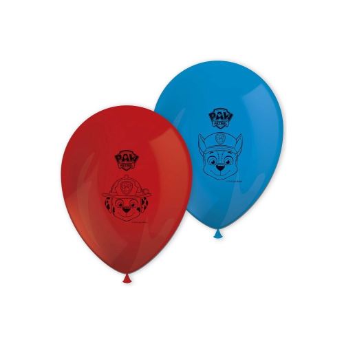 6 ballons latex 23cm pat'patrouille - 193660