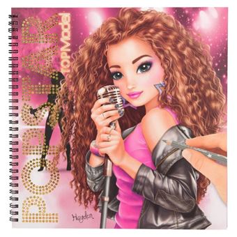 TOPModel livre de coloriage Popstar girls 26 cm papier - 1
