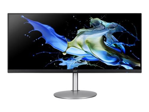 Acer CB342CK - LED-monitor - 34 - 3440 x 1440 UWQHD - IPS - 250 cd/m² - 700:1 - 1 ms - 2xHDMI, DisplayPort - luidsprekers - zwart, zilver