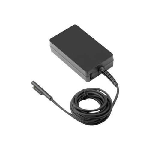 MicroBattery Adaptateur secteur CA 100-240 V 65 Watt pour Microsoft Surface Book, Laptop, Pro (Mi-2017), Pro 3, Pro 4