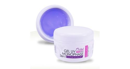 Gel uv monophase 50ml 3en1 (base construction finition)