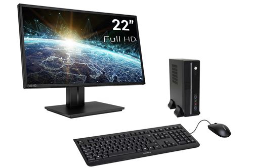 Pack Mini-PC Bureautique, refroidissement passif, Pentium J5040, 8Go RAM DDR4, 1To SSD, DVD-RW, USB 3.1, Wifi,, écran, c/s et Win 10