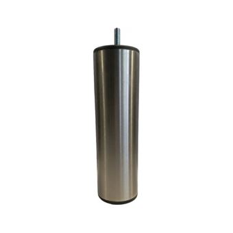 MRG Jeu de pieds Cylindre Samoa H20cm D6cm inox filetage 8mm