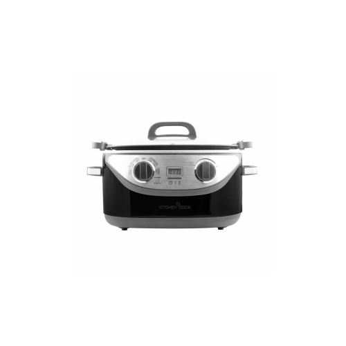 Kitchen Cook - Cookotte_blk - Multicuiseur 8 En 1 - 5,6l - 1350w - 120-220?c - Inox Noir
