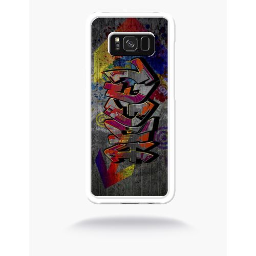 Coque Angel Street Art Compatible Samsung S8 Bord Transparent