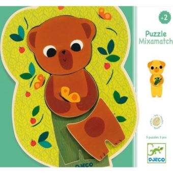 Puzzlo Kipic - Puzzle en bois enfant - Djeco