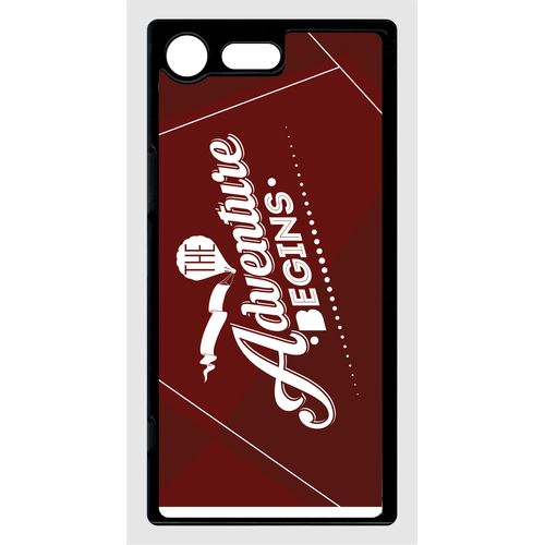 Coque Sony Xperia Z5 Premium The Adventure Begins Fond Bordeaux