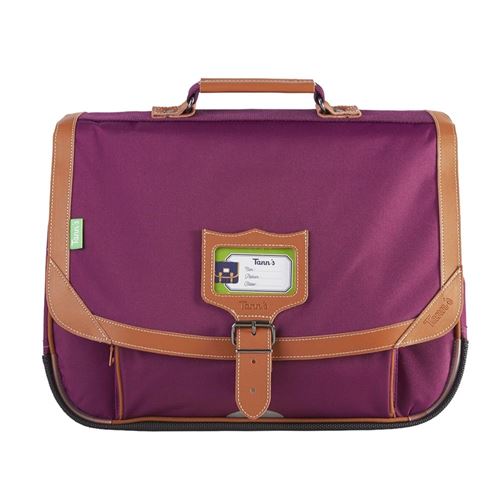 Cartable Les Incontournables 38cm Prune