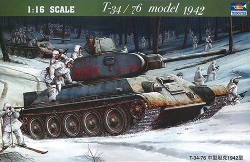 Trumpeter T-34/76 Soviet Tank (1942) - 1:16E - Image 2