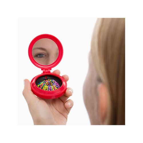 Miroir de Poche avec Brosse Intégrée Colors