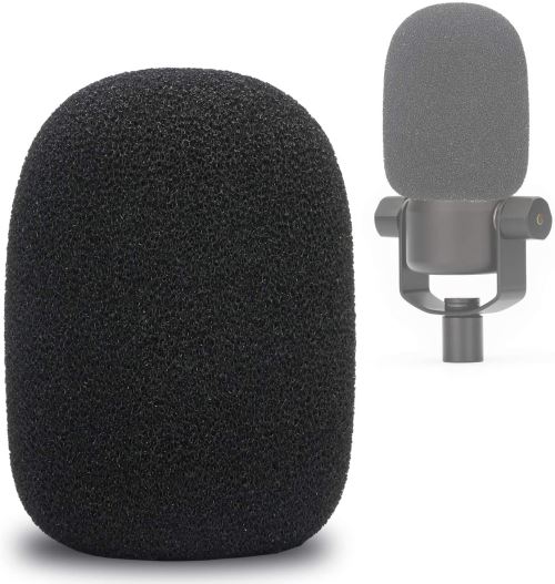 Filtre Anti-pop PodMic - Housse Anti-vent en Mousse Bonnette pour Microphone de Podcasting Rode PodMic pour Bloquer les Plosifs