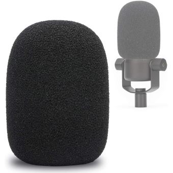 Filtre Anti-pop PodMic - Housse Anti-vent en Mousse Bonnette pour Microphone de Podcasting Rode PodMic pour Bloquer les Plosifs - 1