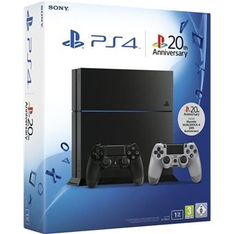 manette ps4 20 anniversaire Pack Sony Console Ps4 1 To Noire 2eme Manette Dual Shock 4 20eme manette ps4 20 anniversaire