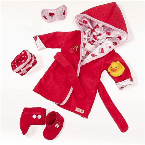 Our Generation Kledingset Robe a Dub Dub red 46 cm