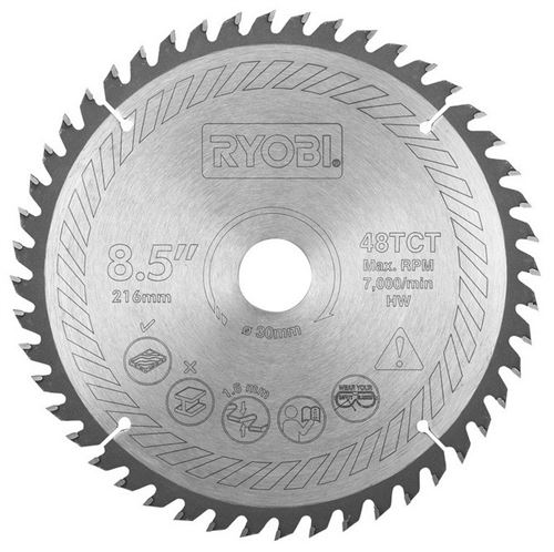 Lame Carbure 216 Mm Scie à Coupe D'Onglet Sb216T48A1 Ryobi