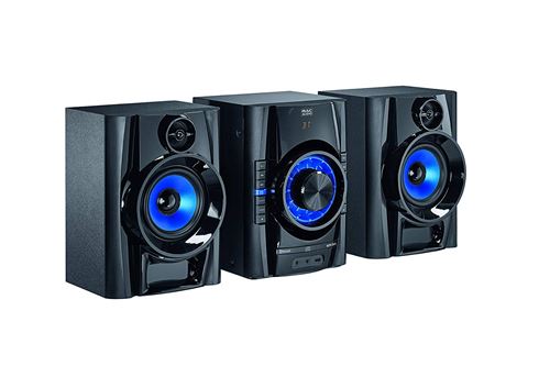 Mac Audio MPS | Système Compact Dab+ | Système Hi-FI très Puissant avec Dab+, Bluetooth, USB, CD, AUX, RDS, Noir MPS 501 Noir