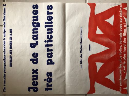 Jeux de langues très particuliers AFFICHE CINEMA ORIGINALE