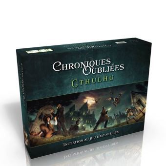 Boîte d'initiation au jeu d’aventures Asmodee Chroniques Oubliées Cthulhu