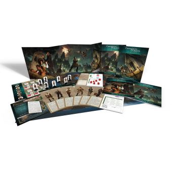 Boîte d'initiation au jeu d’aventures Asmodee Chroniques Oubliées Cthulhu