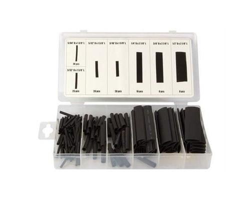 Toolland HAS07 Heatshrink Set Black Ideal for Vehicles & Workshops