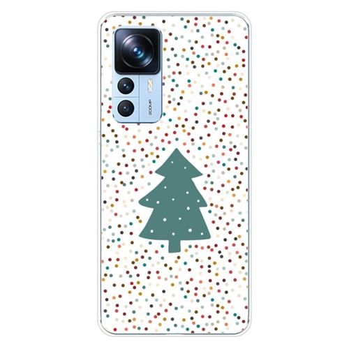 Coque en silicone imprimée compatible Xiaomi Mi 12T Mi 12T Pro NO Sapin de Noël