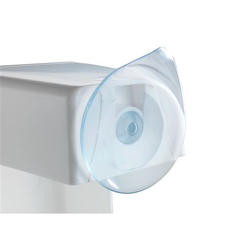 Wenko Tabouret pour toilettes Secura plastique Blanc (HxlxP) 20,5 x 48 x  33,5 cm
