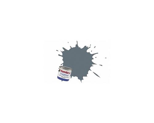 145 - gris moyen mat : enamel humbrol