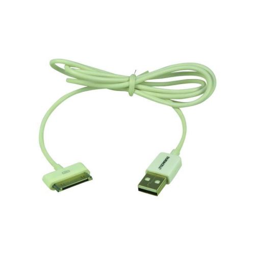 Duracell USB5011W Câble de Chargement et Sync MFI de 1 mètre pour Apple à 30 Broches Compatible Avec iPhone/3G/3GS/4/4S/ et iPad/2/3 - Blanc