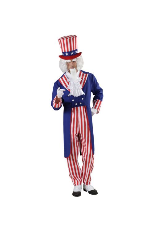 Deguisement Oncle Sam - Tricolore - M