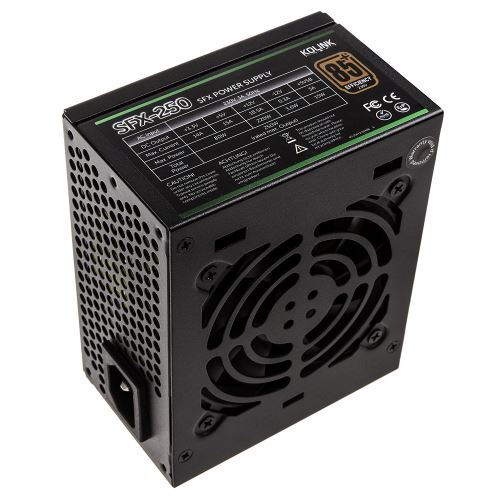 Kolink kl-tech sfx250 80 Plus Bronze Bloc d'alimentation, 250 W Noir