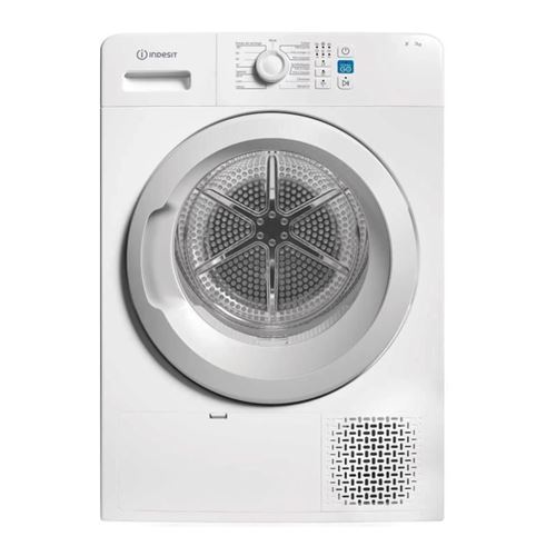 Indesit YT M08 71 FR - Sèche-linge - indépendant - largeur : 59.5 cm - profondeur : 64.9 cm - hauteur : 84.9 cm - chargement frontal - blanc