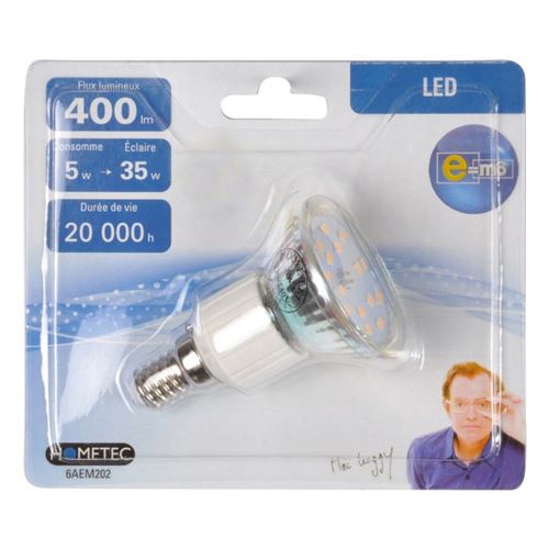 Paris Prix - Ampoule Led spot 5w 7cm Argent