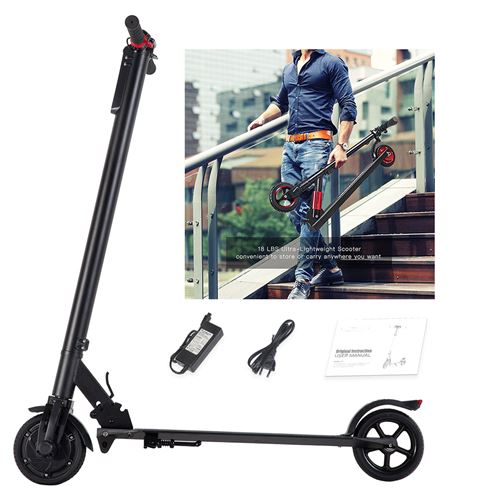 Trottinette électrique Pliable Ultra Légère LEQ-15 Vert avec Batterie 36V4.0AH Roues 6.5 pour Enfants et Adultes