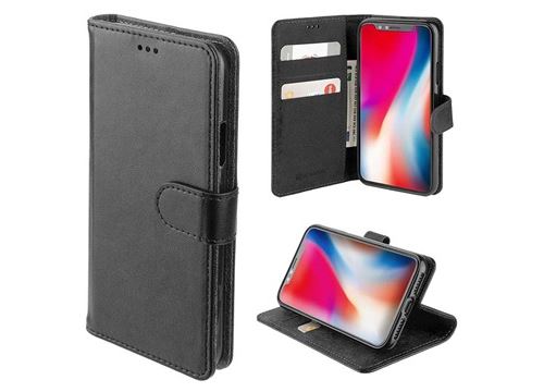 Étui Portefeuille iPhone 11 Pro 4smarts Urban Premium - Noir