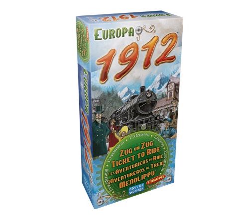 Boite de Jeu de stratégie Asmodee Extension Europe 1912 Les aventuriers du rail
