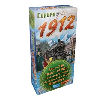 Jeu de stratégie Asmodee Extension Europe 1912 Les aventuriers du rail