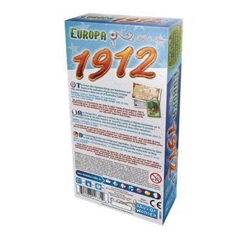 Jeu de stratégie Asmodee Extension Europe 1912 Les aventuriers du rail