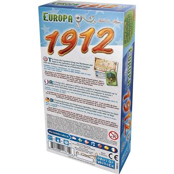 Jeu de stratégie Asmodee Extension Europe 1912 Les aventuriers du rail