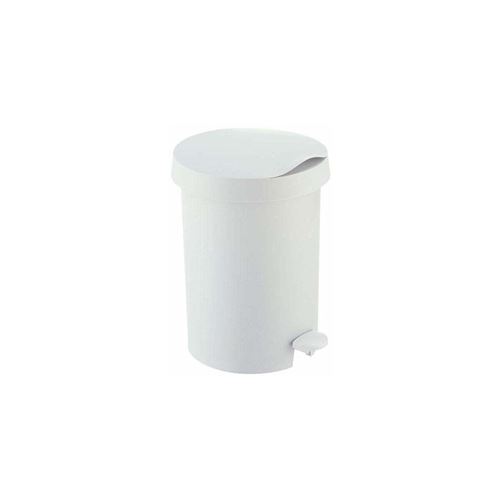 Poubelle Salle de bain ZODIAC 5 L Blanche*