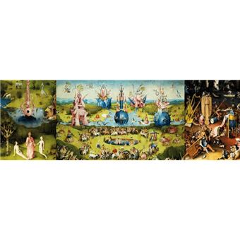 Jerome Bosch Poster Reproduction Le Jardin Des Delices 1500 53x158 Cm Poster Affiche Enroule Top Prix Fnac