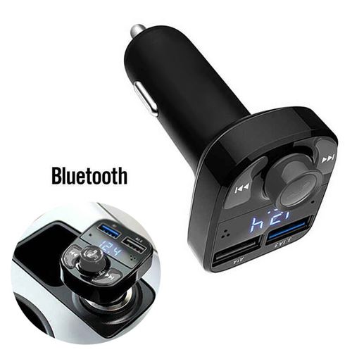 Récepteur Bluetooth avec transmetteur FM - Kit Mains libres – Nounéna