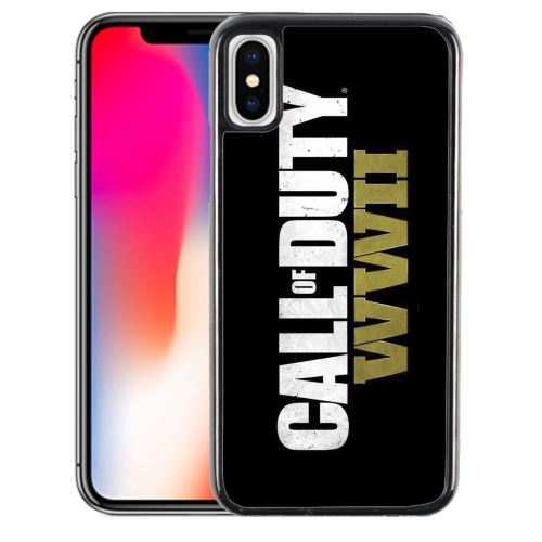 Coque pour iPhone XS call of duty ww2 logo