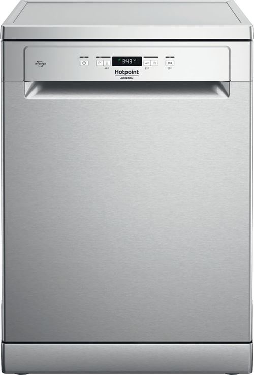 Hotpoint Ariston HFC 3C26 F X - Lave-vaisselle - pose libre - Niche - largeur : 60 cm - profondeur : 59 cm - hauteur : 82 cm - acier inoxydable