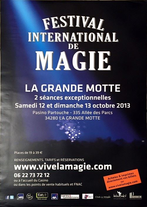Festivale international de magie - 40x60 cm - AFFICHE / POSTER