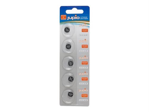 Jupio - Batterij CR1025 - Li (pak van 5)