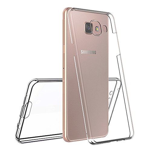 Coque Samsung Galaxy A5 2016, AICEK 360° Full Body Transparente Silicone Coque pour Samsung A5 2016 Housse Silicone Etui Case (SM-A510F 5,2 Pouces)